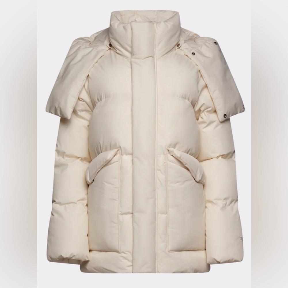 NWT Halfdays Women Wheeler Parka, relaxed fit, adjustable drawcord, thigh-length